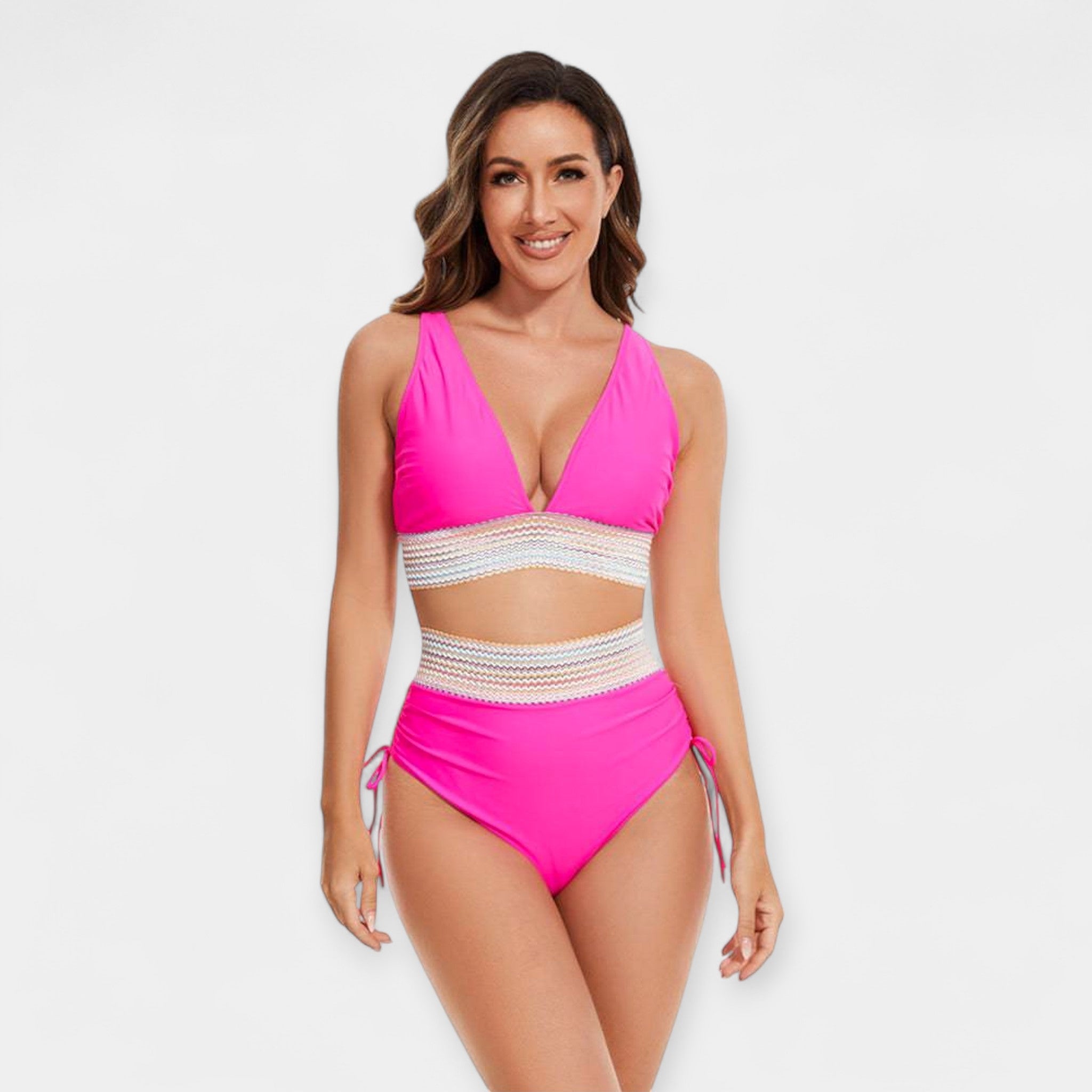 Bikini de Talle Alto con Soporte