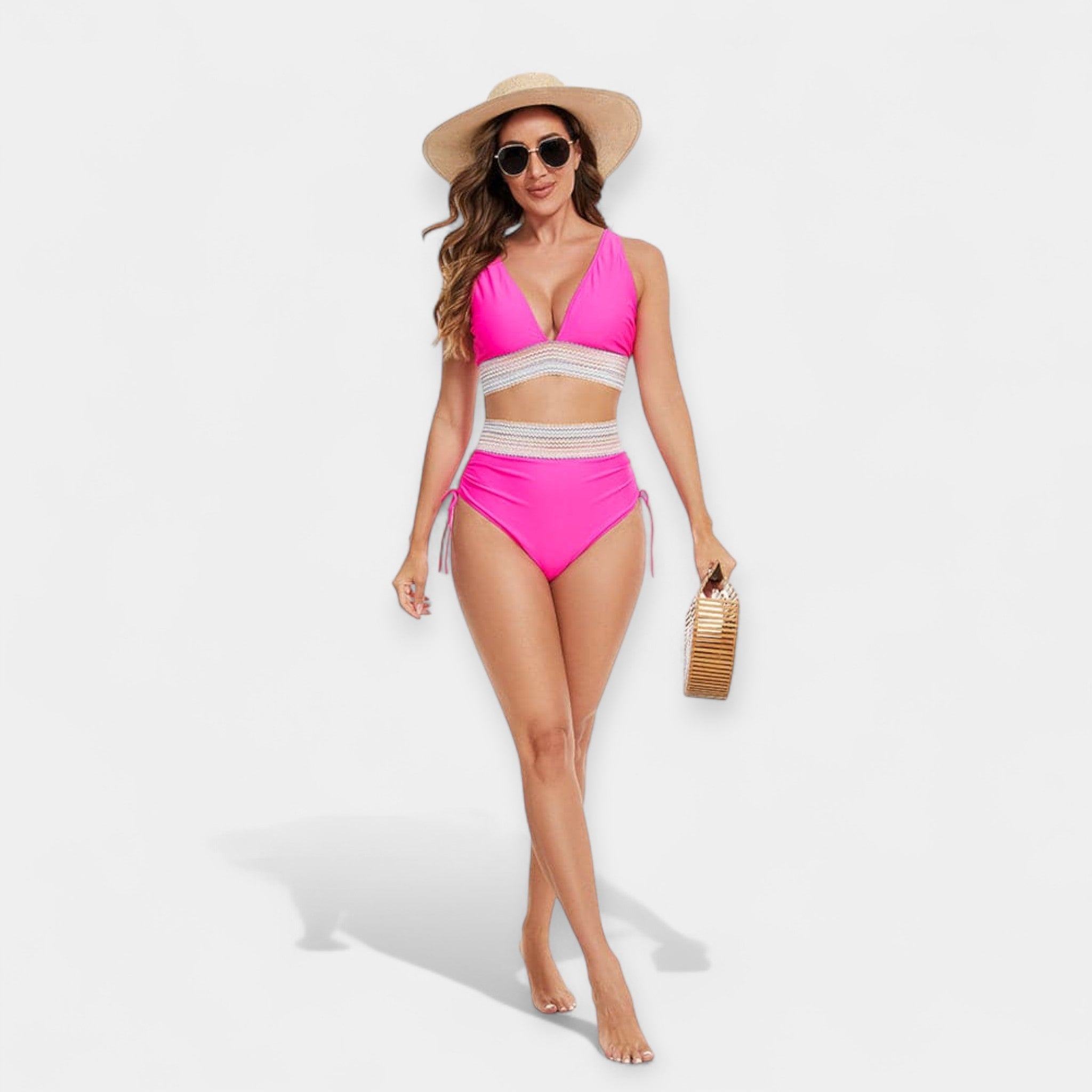 Bikini de Talle Alto con Soporte