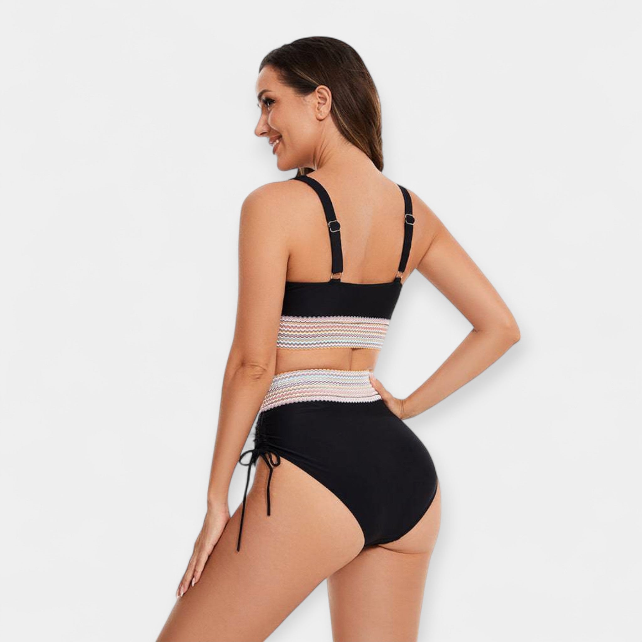 Bikini de Talle Alto con Soporte