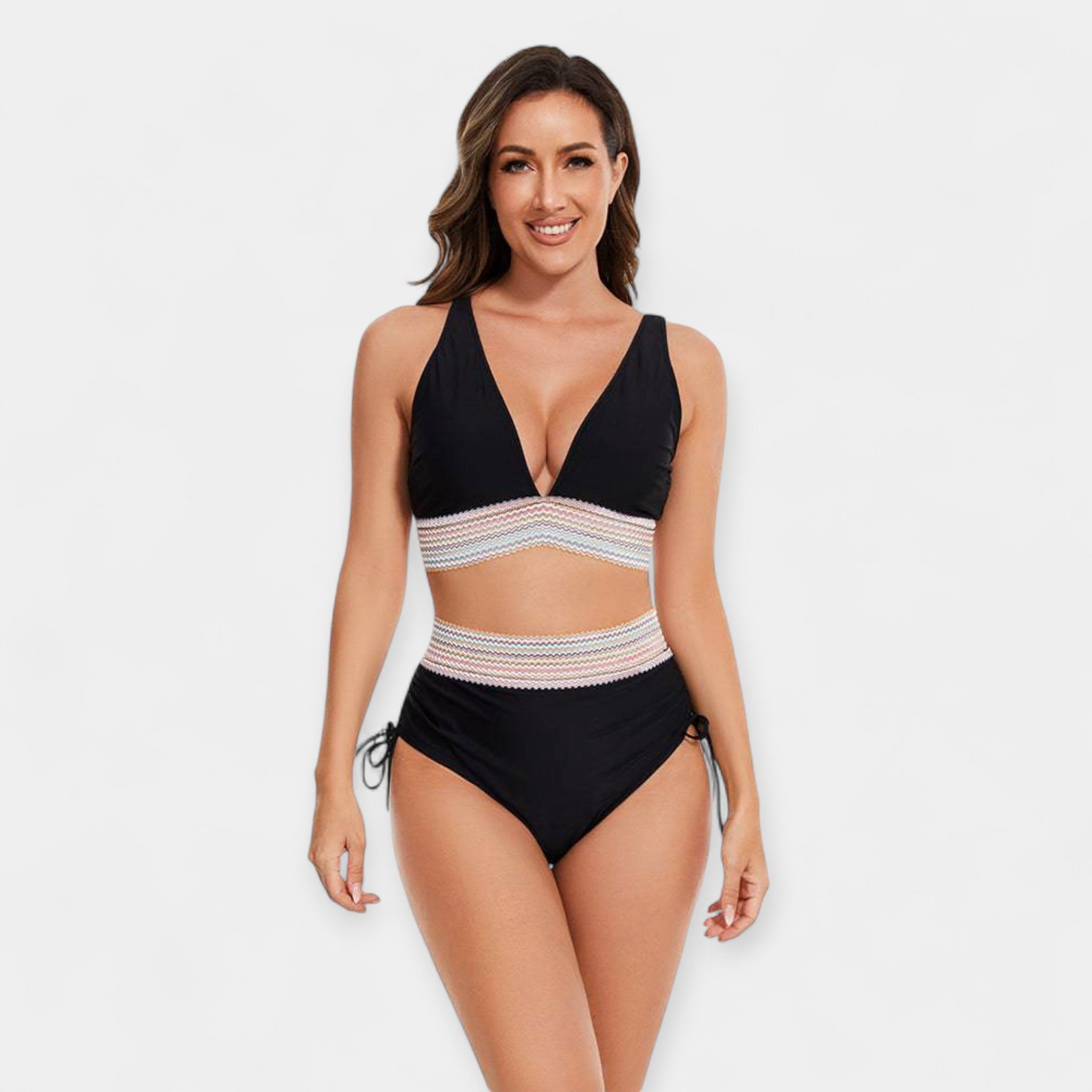 Bikini de Talle Alto con Soporte
