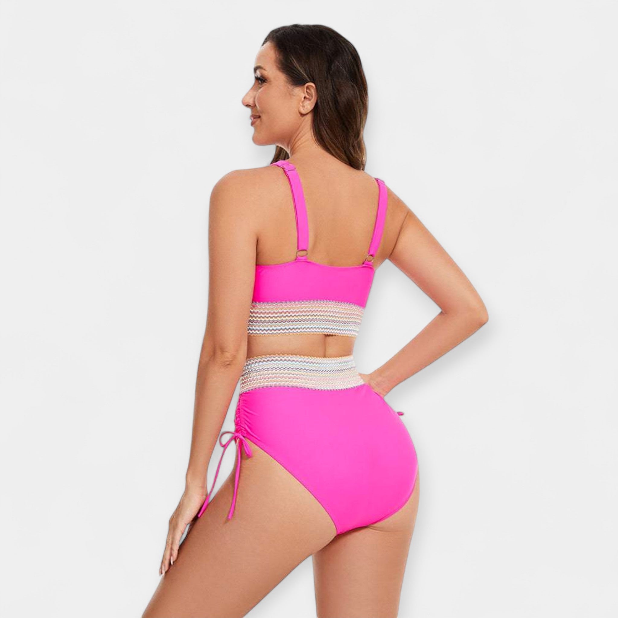 Bikini de Talle Alto con Soporte